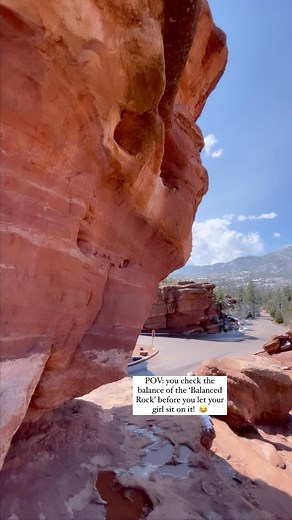 1.8K views · 4 comments | BALANCED ROCK, CO INFO: - Location: Balanced Rock at the Garden of the Gods - Parking: Free but there are limited spots - Accessibility: It’s right by the road and no hiking needed. You can touch the balanced rock by climbing few steps to it. Please make sure to check if it’s balanced well enough before you climb up!  #coloradosprings #balancedrock #balancedrockcolorado #coloradotravel #coupletravel #travel #hikingadventures | Couple of Patels | Facebook