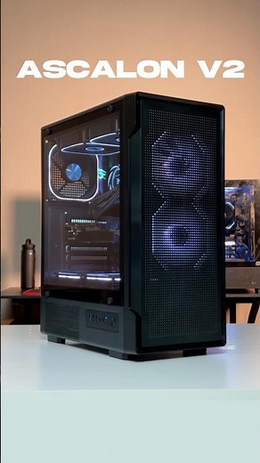 ASCALON V2 – casing airflow yang gak cuma keren, tapi juga fungsional! #casingpc #setupgaming #fyp