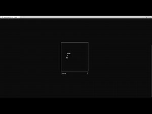 Making Snake in Ncurses - Tutorial 0 - What We will be Making (POC)