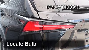 Tail Light Replacement on 2019 Lexus NX300h 2.5L 4 Cyl.