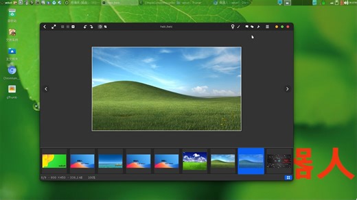 其它看图软件不支持的图片格式,它都能支持打开,必须备一个的gThumb