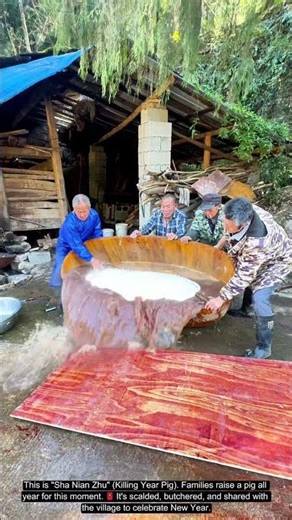 Authentic Rural Life: The "Year Pig" Ceremony 🐷🧧