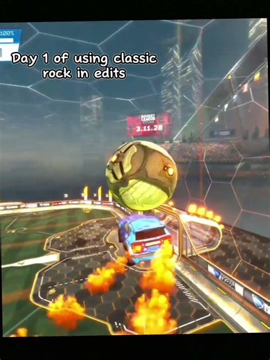 Day one of using classic rock in edits #Rocketleague #classicrock