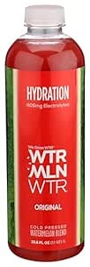WTRMLN WTR | Cold Pressed Watermelon Juice [Original HYDRATION]| Natural Electrolytes + Antioxidants | No Added Sugar | 1 liter bottles (Pack of 1)