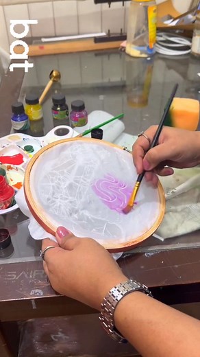 BATIK, an Indonesian technique of wax-resist dyeing applied to cloth. This technique originated from the island of Java, Indonesia. Batik is made either by drawing dots and lines of wax with a spouted tool called a canting. #textiledesign | Rawalpindi Institute of Art & Design | Facebook