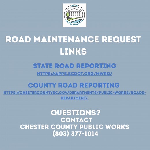 Road signs are more than colors! They are communication on the move. In this video, Chester County Public Works Director Devon Bagley explains what each color road sign represents, and who to call should you notice damaged or missing signs, or for road maintenance issues! Our teams are working dilligently to make sure that every road in Chester County is accurately represented. For Chester County Roads (Blue Signs): https://chestercountysc.gov/departments/public-works/roads-department/ For State