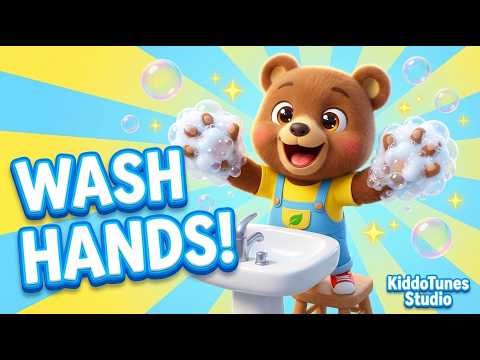 Wash Your Hands Song 🧼 Healthy Habits for Kids | Fun Learning Cartoon for Toddlers
