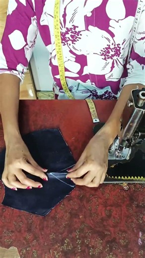 Easy Way to Stitch Tucks in Katori Blouse | Sewing Trick #shorts#blousestitching#sewingtips#viral