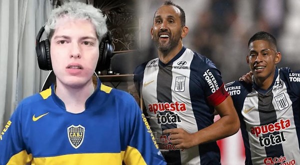 La inesperada promesa de Davo si Alianza Lima elimina a Boca Juniors: “Dejo de hacer streaming”