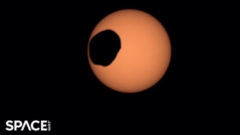 NASA's Perseverance Rover Captured Martian Moon Phobos Transit The Sun
