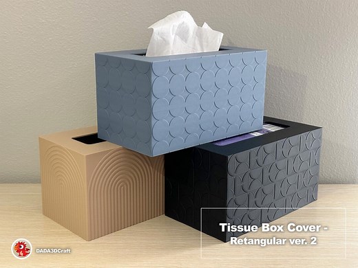 Kleenex Costco Rectangular Box Cover | Modern Pattern Minimalist Decorative Tissue Box Holder | Biodegradable 3D Printed Item - Etsy