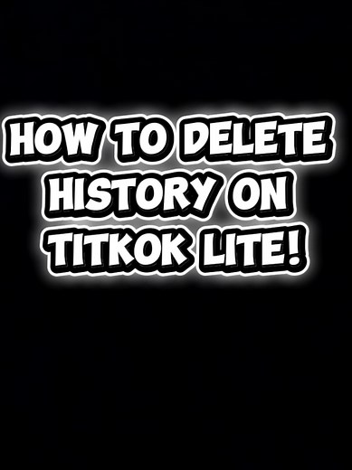 How to Delete TikTok Watch History