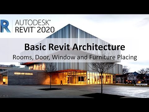 Revit Tutorial 5 : Basic Room, Door, Window and Furniture Placing