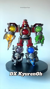 DX KyurenOh - Gattai - Uchuu Sentai Kyuranger - Galaxy Force 🔮 #supersentai #kyuranger #kyurenoh #powerrangers #robo #robot #transformation #dx #bandai | GREEN FIGURE