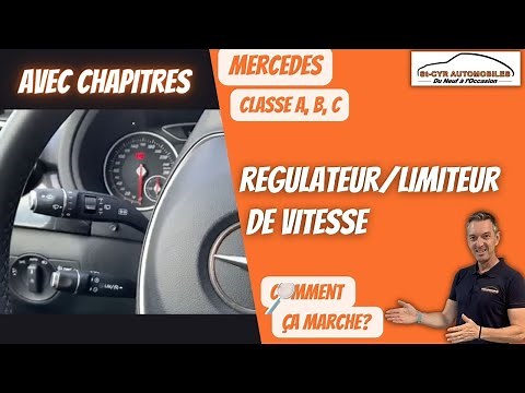 Mercedes Class A, B, C, Cruise control and speed limiter
