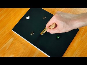 how to paint a cliff waterfall easily/Acrylic painting landscape for beginners