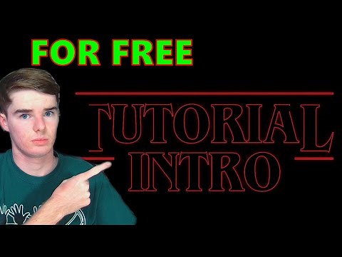 How To Make A Stranger Things Intro FOR FREE (WORKING 2023)