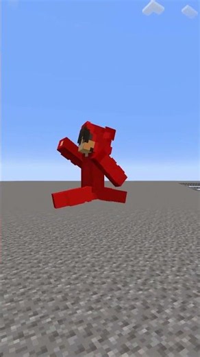 One LAYER of FLOATING GRAVEL! #minecraft #shorts