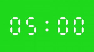5 Second Countdown Timer Digital On Stock Footage Video (100% Royalty-free) 3441558777 | Shutterstock