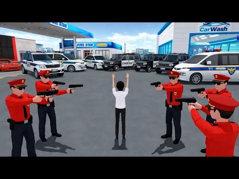 3D Driving Class Police Chase 🚔🔥 Realistic Cop Action & Car Simulator Gameplay | USA Gaming