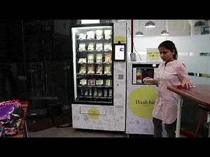 Smart Vending Machine working process - How to order and make payment? | Daalchini