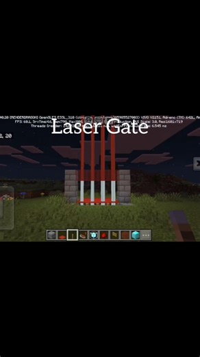 How to make laser Gate in Minecraft