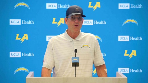 Jim Harbaugh: Justin Herbert will not play in Week 18 vs. Broncos
