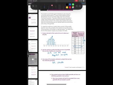 Math 8 - Unit 3 Topic - 2 - Lesson 3 - Using Random Samples to Draw Inferences
