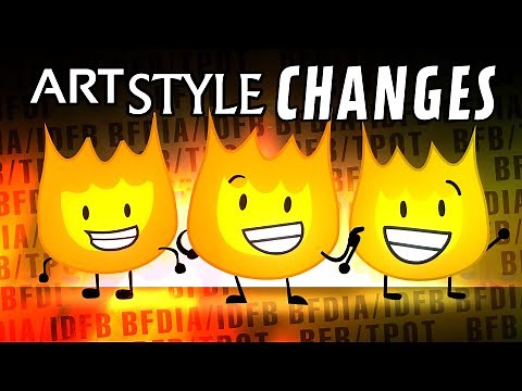 The Art Styles Of BFDI…