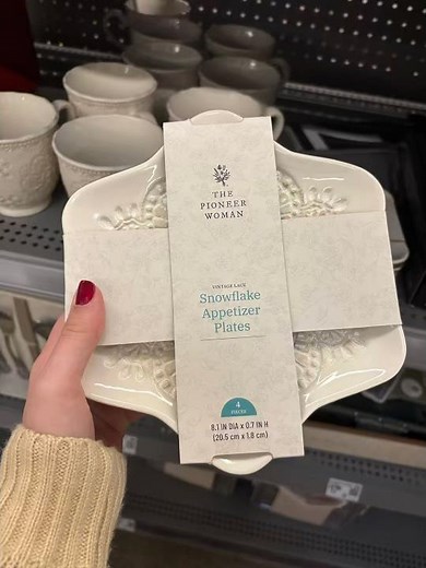 Pioneer women appetizer plates + tea cup 🤍 #christmas #walmart #walmartfinds #shopping