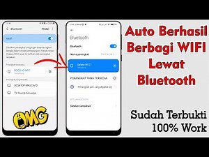 Auto Berhasil | Cara Berbagi Wifi Lewat Bluetooth