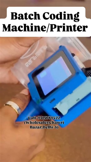 Delhi Print Linkers on Instagram: "Mini Handheld Batch Coding Printer. #instagood #instagram #art #viral #print"
