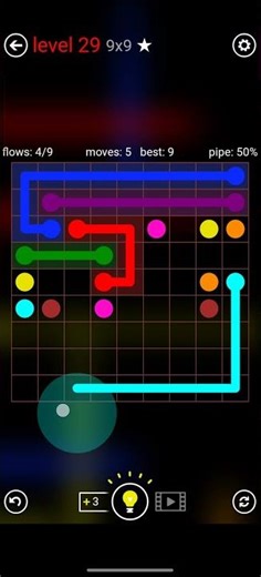 FLOW FREE MANIAS 9x9 LEVEL 29 COMPLETE SOLUTION #android #games #level #flowfree #solution #iso
