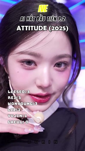 IVE Ai Là Người Hát Đầu Tiên P2 #kpop #shorts #ive #fyp