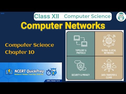 Computer Networks | Class 12 Computer Science Chapter 10 | CBSE NCERT | Quick Revision in 7 Mins
