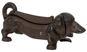 Woodside Outdoor Garden Cast Iron Boot/Welly Novelty Sausage Dog Mud Scraper  | eBay UK