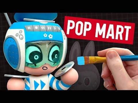 creating a 'CD Player Helmet' POPMART style art toy