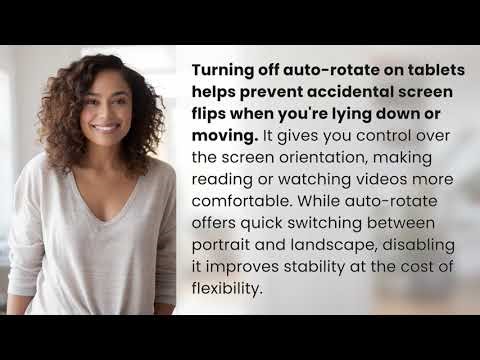 Is Turning Off Auto-Rotate Helpful for Tablets?