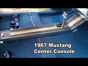 Assemble a Center console for a classic Car - Auto Upholstery.