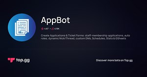 Voeg AppBot Discord Bot toe | De #1 Discord Bot en Discord App Lijst