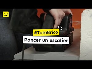 TUTO Poncer un escalier