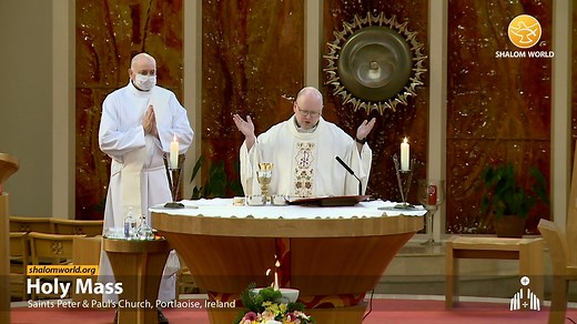 1.7K views · 188 reactions | Strengthened by His sacraments, and guided by His Word and driven to love our neighbor as Christ Himself. Let’s participate in this “DAILY MASS”. Watch SHALOM WORLD on Apple TV, Roku, Amazon Fire TV, Samsung TV, Android TV, Kindle Fire HD, on your iPhone, iPad, Android Phone and online at www.ShalomWorld.org/live | Shalom World | Facebook