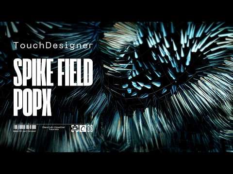 TouchDesigner Tutorial: Create an Animated Spike Field with PopX (Easy)