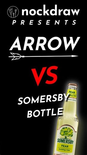Arrow vs Somersby bottle! #archer #bow #arrow #archery #archerylife #archerylifestyle #somersby