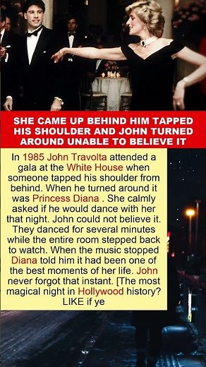 The Night Princess Diana Asked John Travolta if He Would Dance with Her