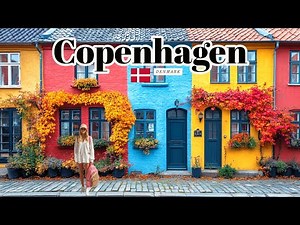 Copenhagen, Denmark 🇩🇰 - 4K HDR Walking Tour