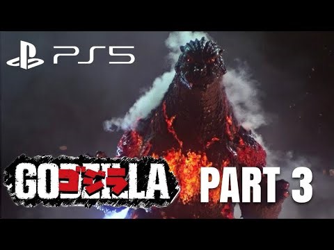 [PS5] GODZILLA PS4 Burning Godzilla Gameplay Walkthrough PART 3 (4K 1080p) No Commentary