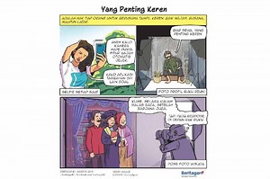 Jawab Soal Komik 'Yang Penting Keren', Buku Bahasa Indonesia Kelas X Bab II Kurikulum Merdeka | Adjar