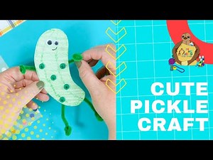 Easy Pickle Craft for Kids | Pickle Holiday Tradition