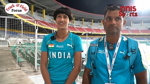 Pooja, from practicing with hay sacks and bamboo sticks, has become the U20 national record holder in Women's High Jump with a best of 1.83m, achieved at the U20 World Athletics Championships! 🏅She clinched gold, clearing 1.80m and breaking the meet record on Day 1 of the SACC in Chennai. ➡️ A mason's daughter from Haryana, Pooja is now among India's top high jumpers and is eyeing the upcoming Asian Games! 🇮🇳 Watch her interview where she shares how her life transformed and discusses her futu